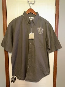 Neu mit Etikett Tri-Mountain x Harley Davidson kurzärmliges Teflonhemd mit Knopfleiste Größe Large - Bild 1 von 13