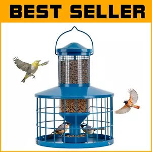 Hanging Squirrel-Proof Bird Feeder - Perfect for Finch and Mockingbird Lovers - Picture 1 of 10