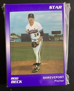 1990 Star Shreveport Captains 27-card Giants Minor League Team Set Rod Beck
