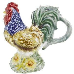 VTG Sakura Table Chanticleer Rooster Chicken Hen Creamer Sally Eckman ADORABLE! - Picture 1 of 6