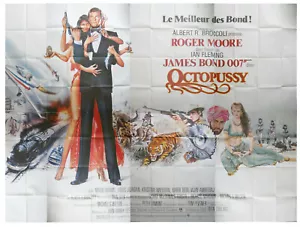 OCTOPUSSY Affiche Cinema 400 x 300 cm Movie Poster James Bond 007 Roger Moore - Imagen 1 de 1