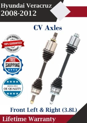 GSP OEM Front CV Axles For 2008-2012 Hyundai Veracruz 3.8L Lifetime Warranty - Image 1 of 4