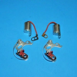 Two Sets of Points & Condensers for Triumph TR3 TR4 TR4A TR250 TR6 25D4 25D6 - Picture 1 of 2