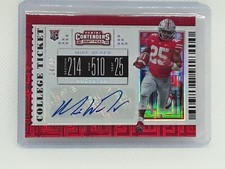 Mike Weber 2019 Panini Contenders Draft Picks - (04/10) AUTO - Ohio State