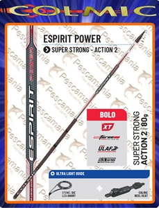 Canna colmic ESPIRIT POWER bolognese super strong casting 80gr mt 5.00 - Foto 1 di 1