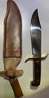 Extremely Rare Western Knife W49 Stamped K W/rosewood Handle New W/sheath