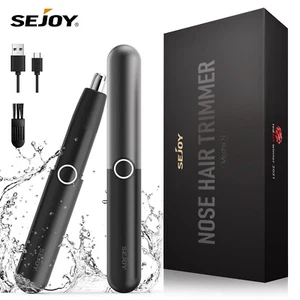 Nose Hair Trimmer For Men Rechargeable Ear and Nose Hair Trimmer Eyebrow Beard - Picture 1 of 16