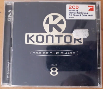 Kontor Top of the Clubs Vol. 8; Zustand CD 1: neuwertig, Zustand CD 2: gut - Bild 1 von 2