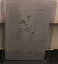 DANE DUNNING ROOKIE 1/1 2021 PANINI CHRONICLES CLASSICS (PRINTING PLATE) #6 RC