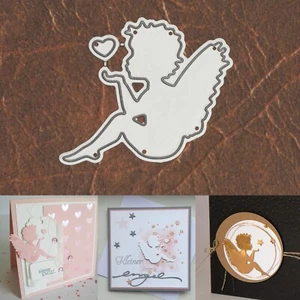 Cupid Blowing a Kiss Cutting Dies – Love Angel Heart Valentines - Picture 1 of 8