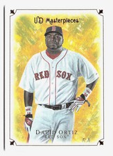 2007 Upper Deck Masterpieces Baseball David Ortiz Boston Red Sox HOF #14