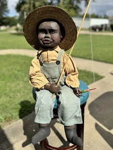 Maynard Arnett’s Country Store African American Primitive Doll Jed 104/500 VTG - Picture 1 of 7