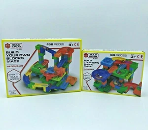 Marble Maze Colourful Marble Run Build & Play 152/98 pcs Age 3+ Construction Toy - Picture 1 of 12