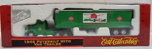 ERTL #4517 1/87 SCALE 1948 PETERBILT WITH VAN TRAILER NEW IN BOX - Picture 1 of 5