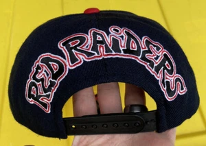 Vintage Texas Tech Red Raiders Top Of The World TOW Graffiti Blockhead Hat Cap - Picture 1 of 11
