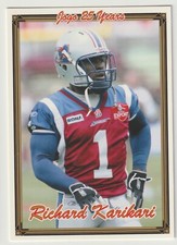 2005 Jogo Richard Karikari Card #114 Montreal Alouettes St. FX