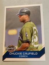 Chuckie Caufield Card 2018 Biloxi  Shuckers Team Card