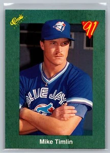 1991 Classic III #T90 Mike Timlin Toronto Blue Jays - Picture 1 of 2
