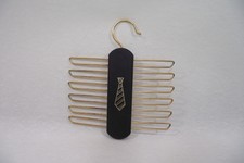 Ancien porte cravate vintage 70's cintre pour 12 cravate