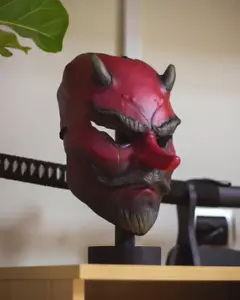 Tengu – Japanese Tengu Mask | Handmade Yokai Demon Cosplay Mask - Picture 1 of 8