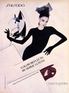 1986 Shiseido Serge Lutens makeup Color Reflects 1-page MAGAZINE AD - Picture 1 of 1