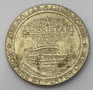 Ameristar Casino $1 Ranura de casino Token Council Bluffs Iowa 1996 - Imagen 1 de 2