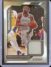 2020-21 Panini Prizm: Spencer Dinwiddie - Game-worn Jersey Patch #SSW-SDW