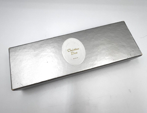 Vintage Rara Collana Christian Dior 2 Toni Metà Secolo Choker In scatola con Etichetta