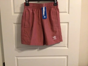 Adidas Mens Pink Swimming Trunks; Mesh Lined; Size XS Trefoil Logo - Picture 1 of 2