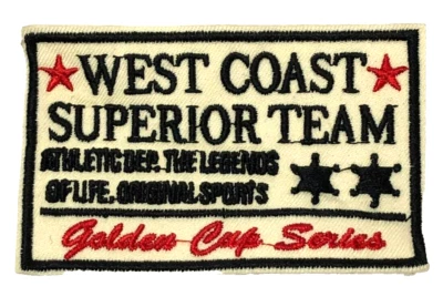 Patch Sew On for Clothing Backpacks Hats Jackets Pants WEST COAST Symbol NEW A65 - Image 1 of 3