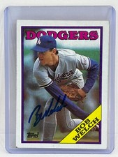 ⭐️Bob Welch 1988 Topps #118 Autographed Card Los Angeles Dodgers⭐️