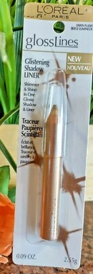L'Oreal GLOSSLINES Glistening Shadow Liner Eyeshadow Eyeliner FAWN FLASH Taupe - Image 1 of 2