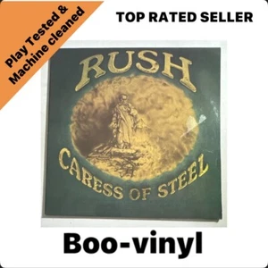 Rush Caress Of Steel UK 1983 Reissue Vinyl Record Album LP EX / EX Condition - Picture 1 of 7