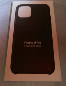 Apple Leder Case für iPhone 11 Pro - Schwarz - Bild 1 von 1