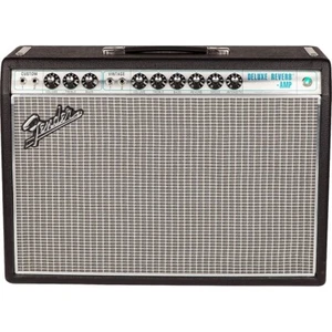 Fender '68 Custom Deluxe Reverb 22W 1x12 Tube Guitar Combo Amp Blk 1978812474 RF - Picture 1 of 4