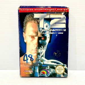 T2 Terminator 2: Judgment Day + Manual, Box - Nintendo NES - Tested & Working - Picture 1 of 11
