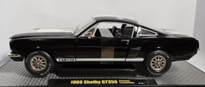 M2 Machines, Carroll Shelby 1966 Ford Mustang GT350S, Black 1:24 Scale Diecast - Picture 1 of 11