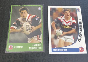 Daily Telegraph 2003 & 2004  Roosters X  2 Trading   Cards Anthony Minichiello - Bild 1 von 4