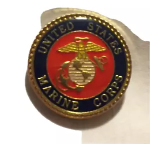 Spilla cappello bavero logo USMC Marines Corps Seal Insignia taglia militare è 15/16 pollici - Foto 1 di 1