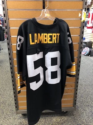 JACK LAMBERT Pittsburgh Steelers Nuevo Negro 3XL Para hombres Foto 1 de 4