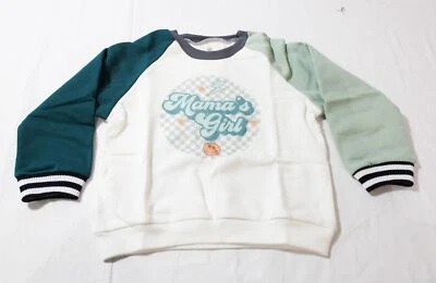 Huds + Hanes Toddler's Mama’s Girl Groovy Varsity Sweatshirt CG2 Multi Size 4T  - Image 1 of 4