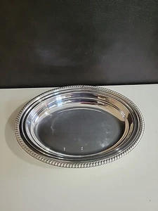 Sheffield Silver Plate Oval 12" Serving Dish, E.P. on Copper - Picture 1 of 6