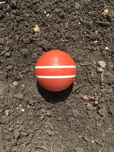 Forster Croquet Orange 3 inch 2 Stripe replacement ball - Picture 1 of 1