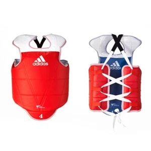 adidas reversible body chest protector/TAEKWONDO/KARATEDO/SIZE ALL - Picture 1 of 5
