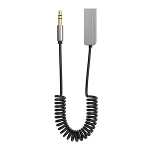 Blue-tooth 5.0 Empfänger Adapter 3.5mm Auto AUX Audio Stereo USB KFZ mit Kabel - - Afbeelding 1 van 5