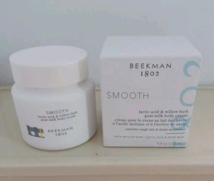 Beekman 1802 Goat Milk Body Cream SMOOTH Lactic Acid & Willow Bark 8 oz NEW WBOX - Picture 1 of 13