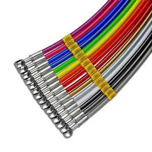 Honda Civic EP3 2.0 Type-R- Black HEL Performance Braided Clutch Line Hoses - Afbeelding 1 van 2