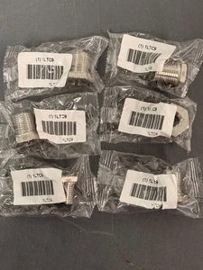 (6) Hex Reducing Bushings, 1/2" x 1/4" 304 SS, Class 150 Male NPT x FNPT # 1LTC9 - Picture 1 of 8