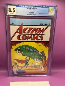 action comic 2/17 1 reprint graded 8.5 - Picture 1 of 6