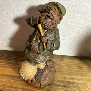 Tom Clark Gnome ANDREW 1990 Edition #46 Cairn Studios Golf Kilt Scottish - Picture 1 of 10